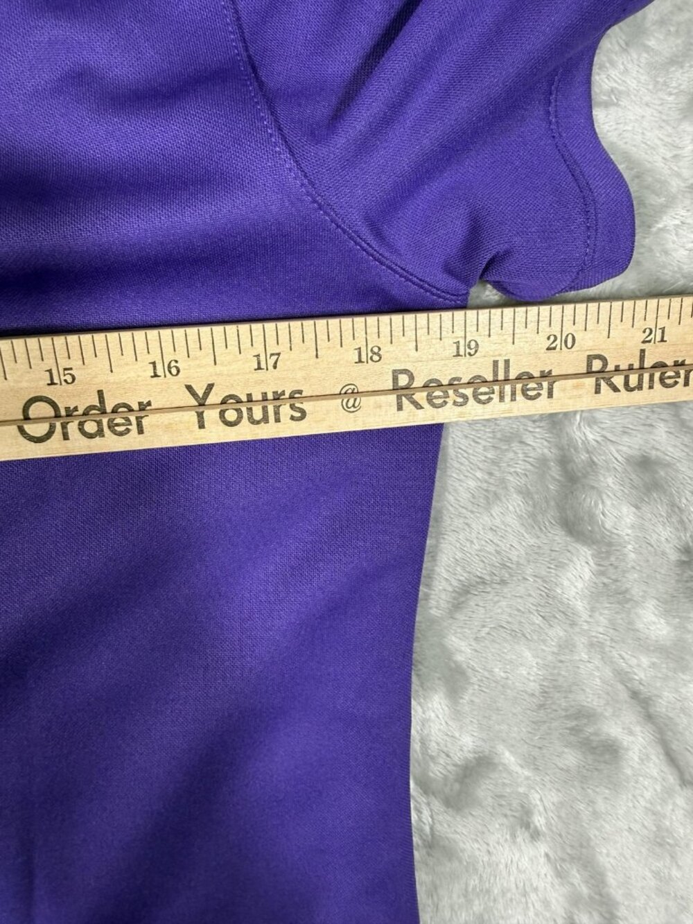 New Nike Dri-FIT Polo Shirt Women's Medium Purple Striped Football FJ9573 546 - Picture 12 of 14
